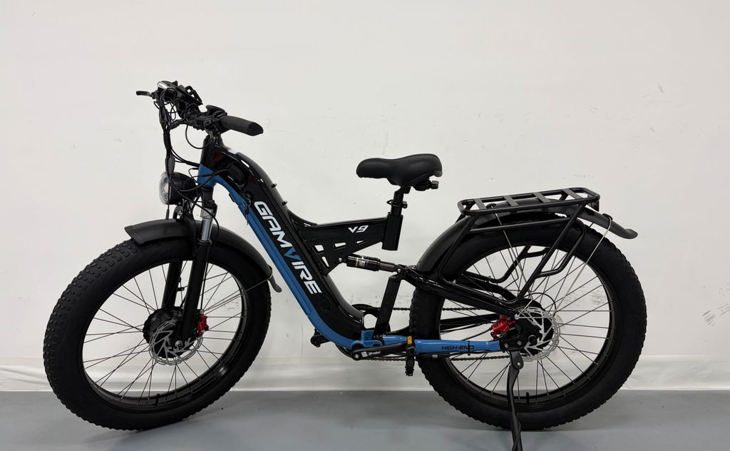 E-BYCCO V9 bici elettrica 26" nero/bianco 52V 30Ah