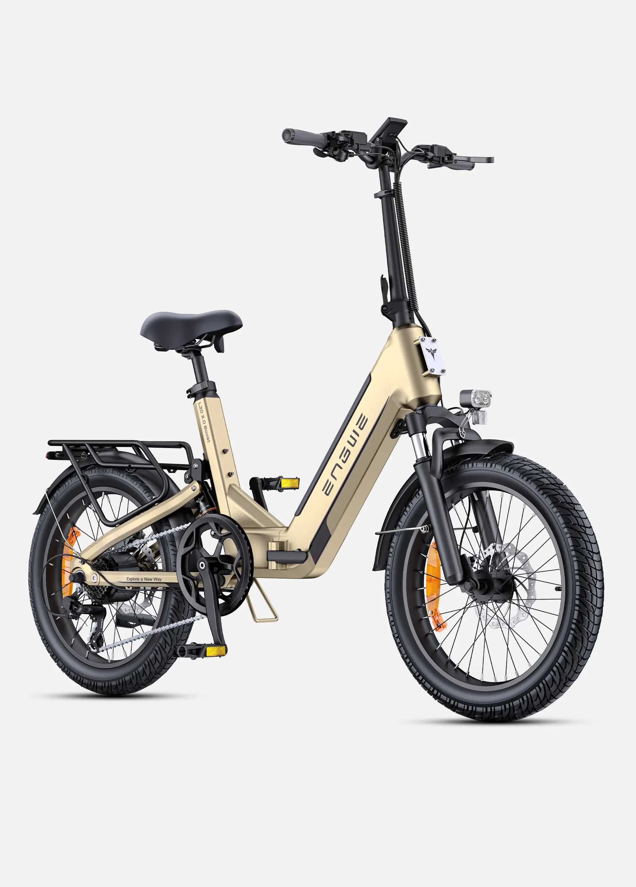 E-Bycco L20 3.0 Boost bici elettrica Champagne 250W