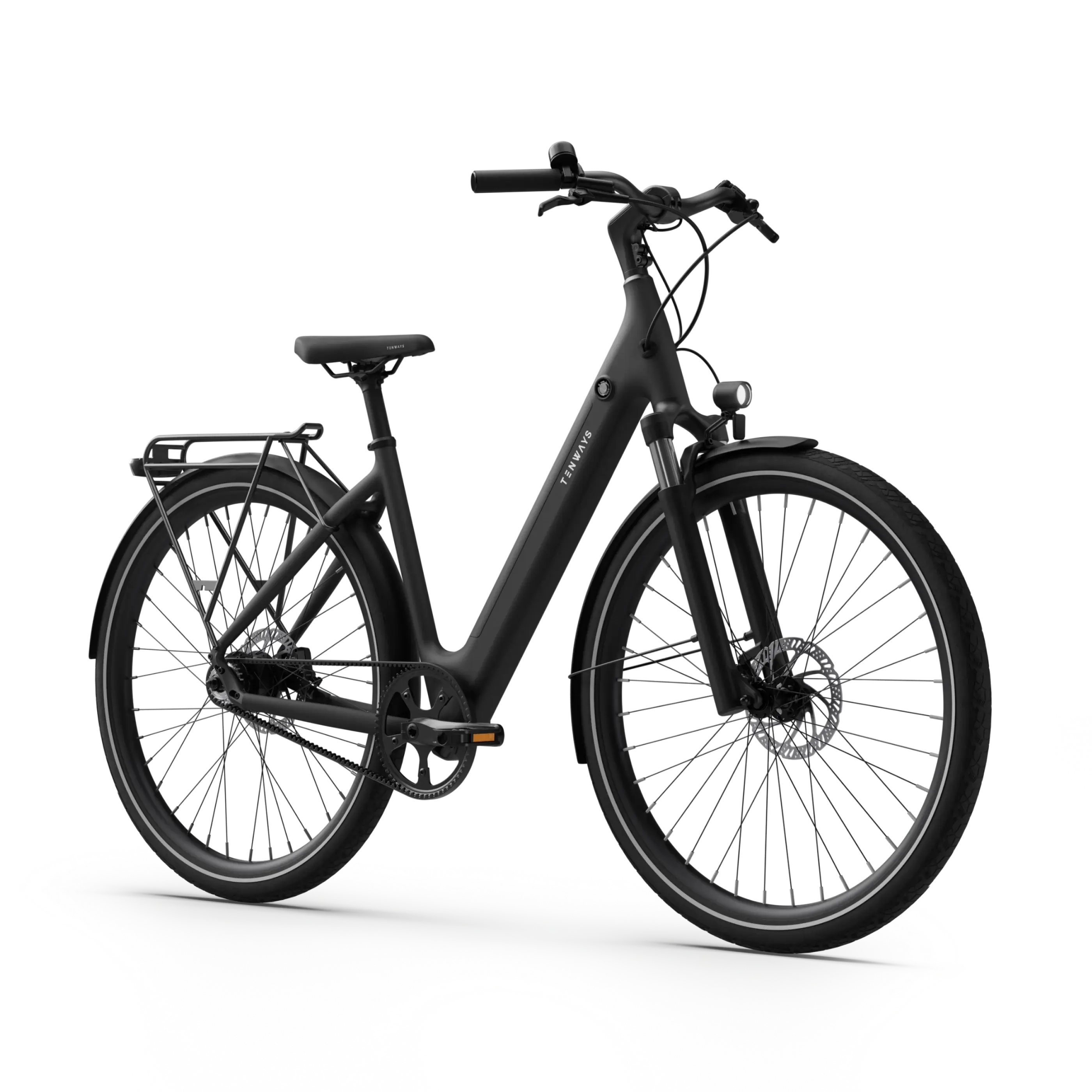 Tenways CGO800S bici elettrica cinghia Sky Blue