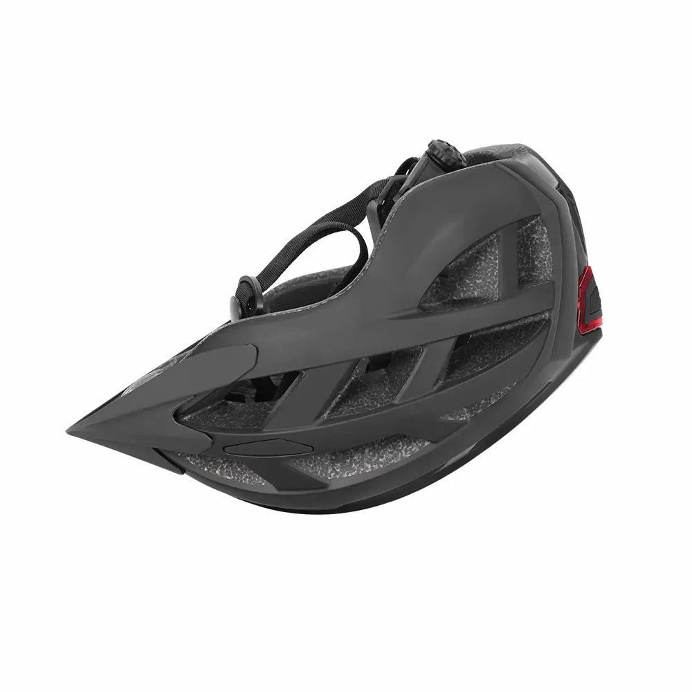 Touroll Casco bici con luce LED posteriore