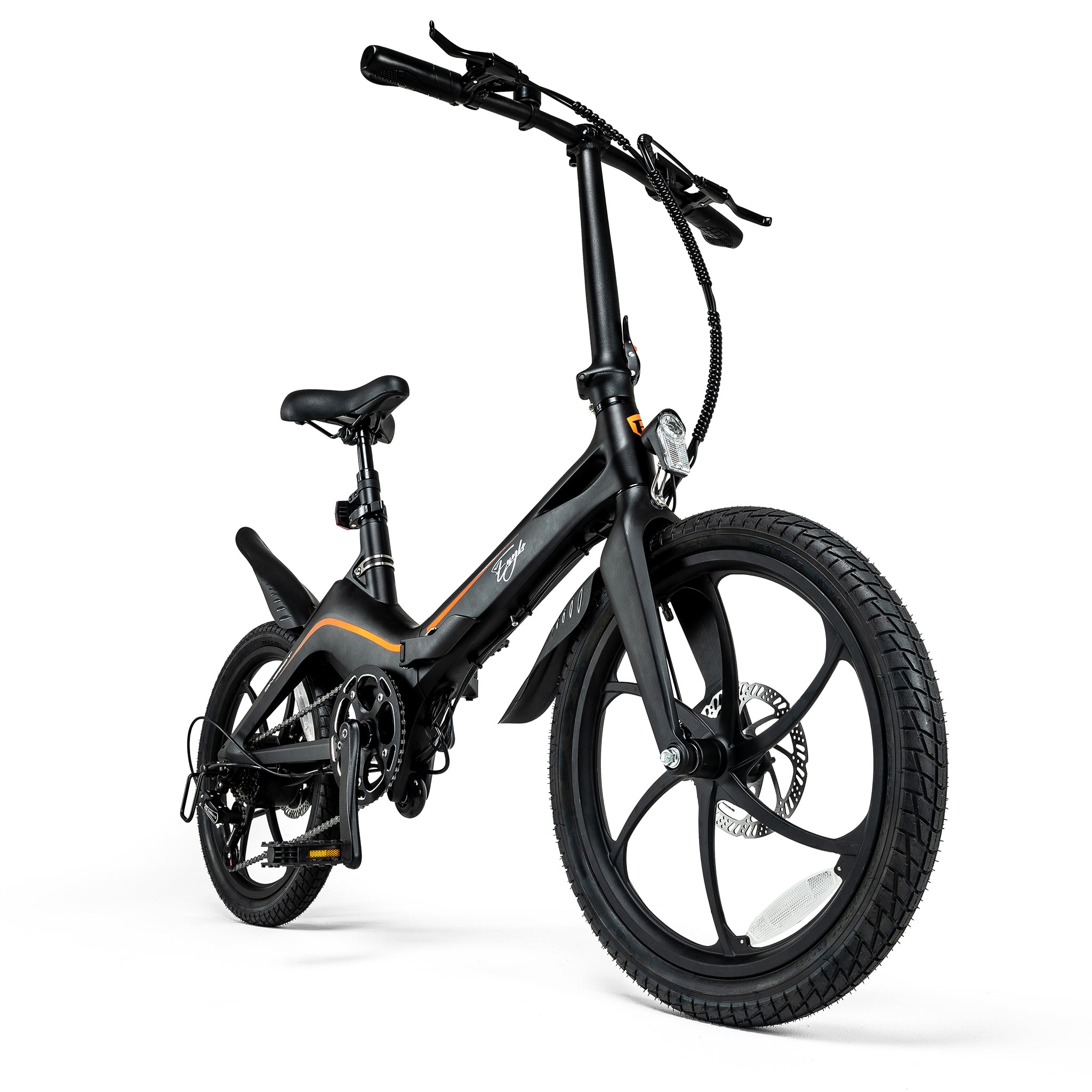 E-BYCCO S9 20 Bici Elettrica Pieghevole Nero Grigio