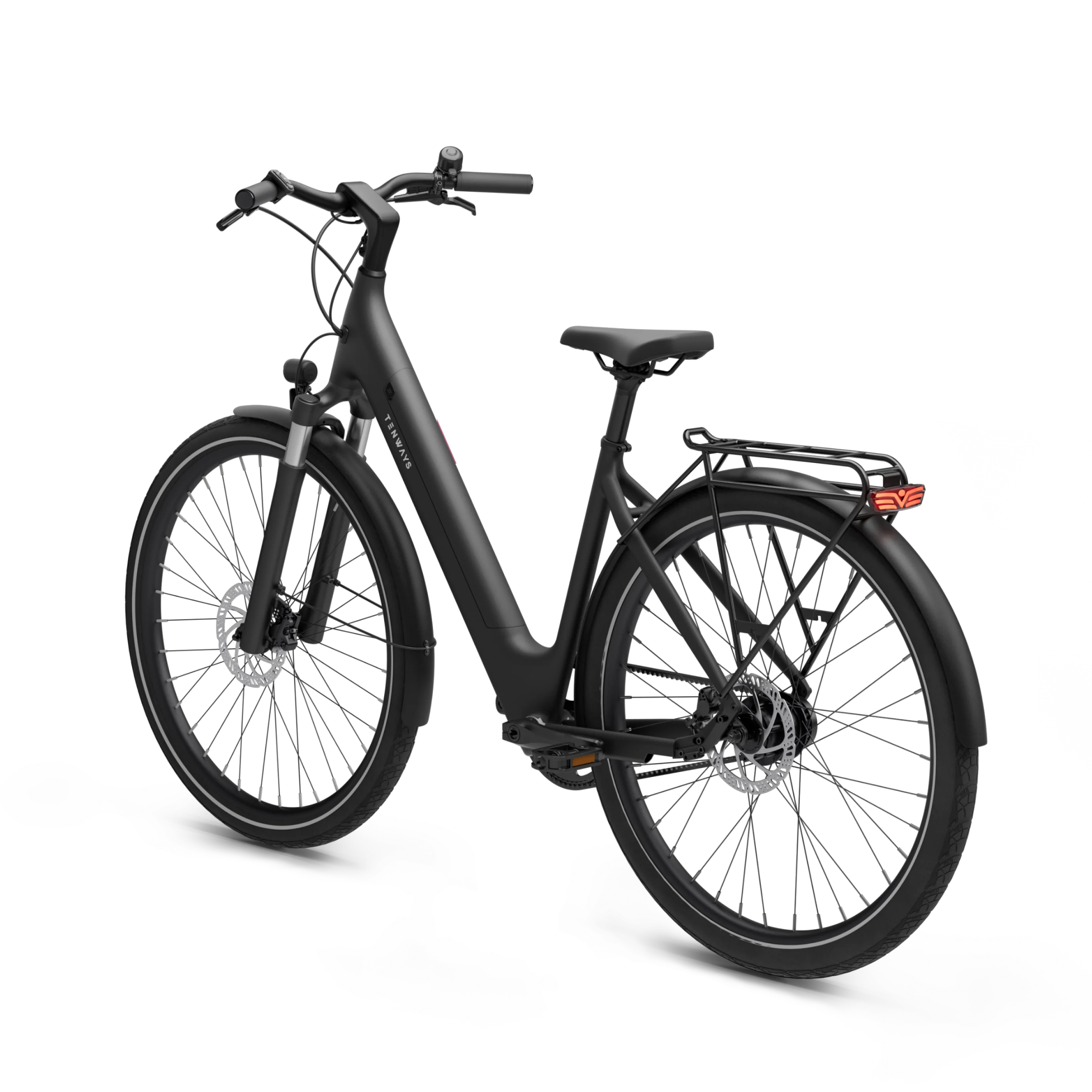 Tenways CGO800S bici elettrica cinghia Sky Blue