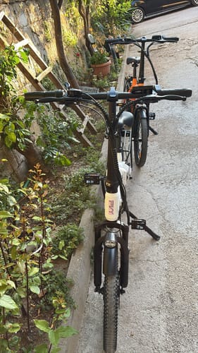 PVY Z20 PRO EVO bici elettrica pieghevole bianca 2 pezzi