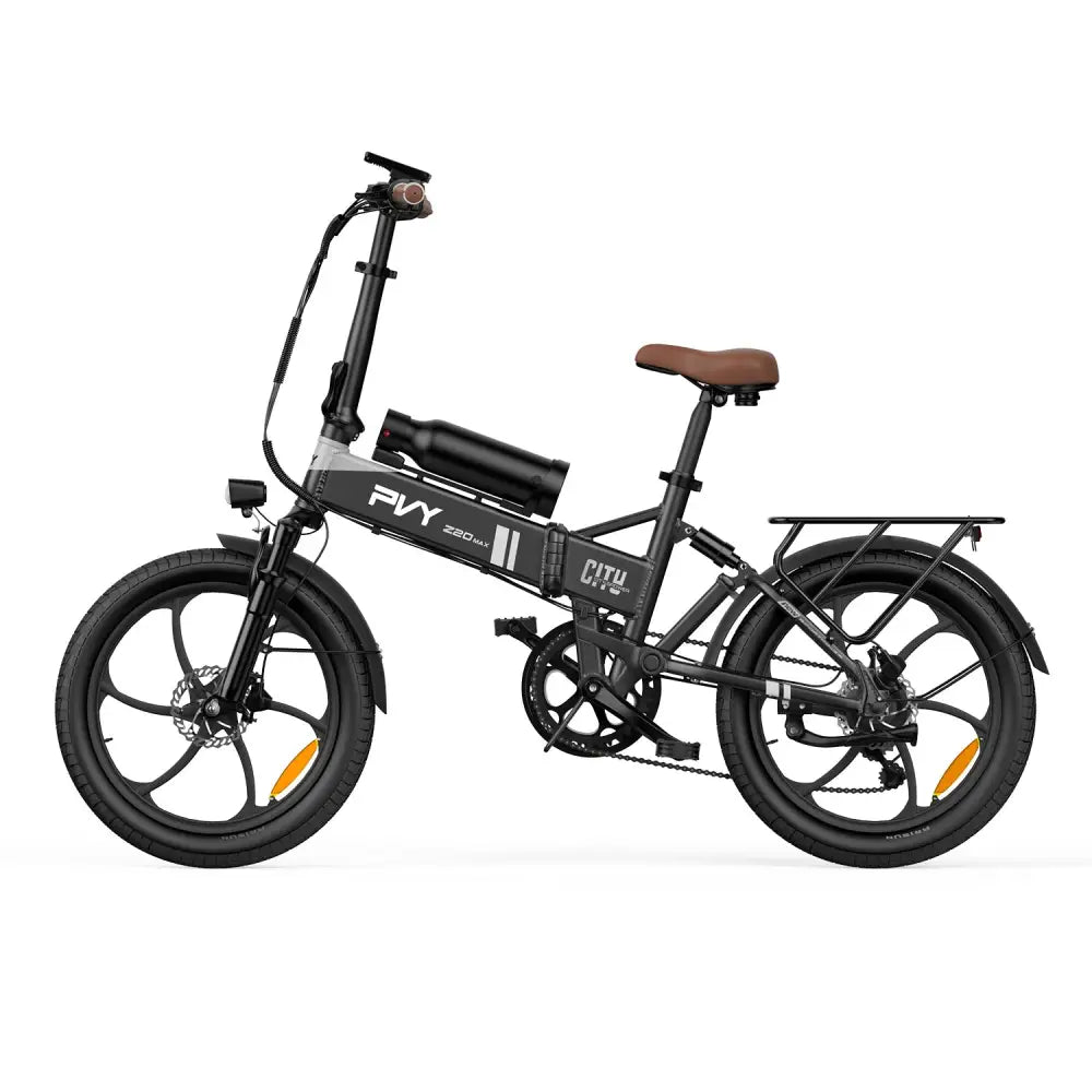 PVY Z20 Max bici elettrica pieghevole grigio scuro 200 km
