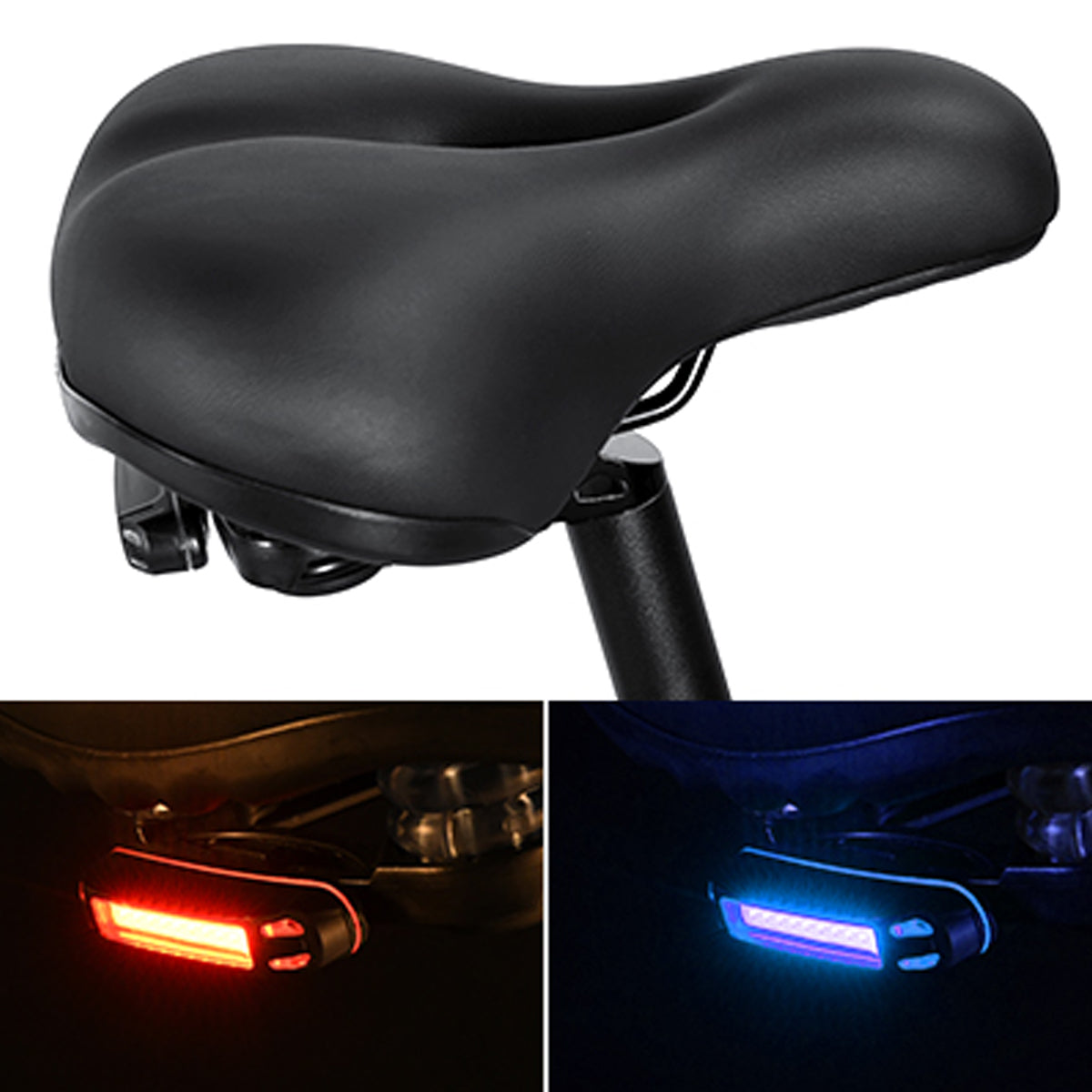 E-BYCCO Luce Sella Ricaricabile Bici Elettrica Posteriore