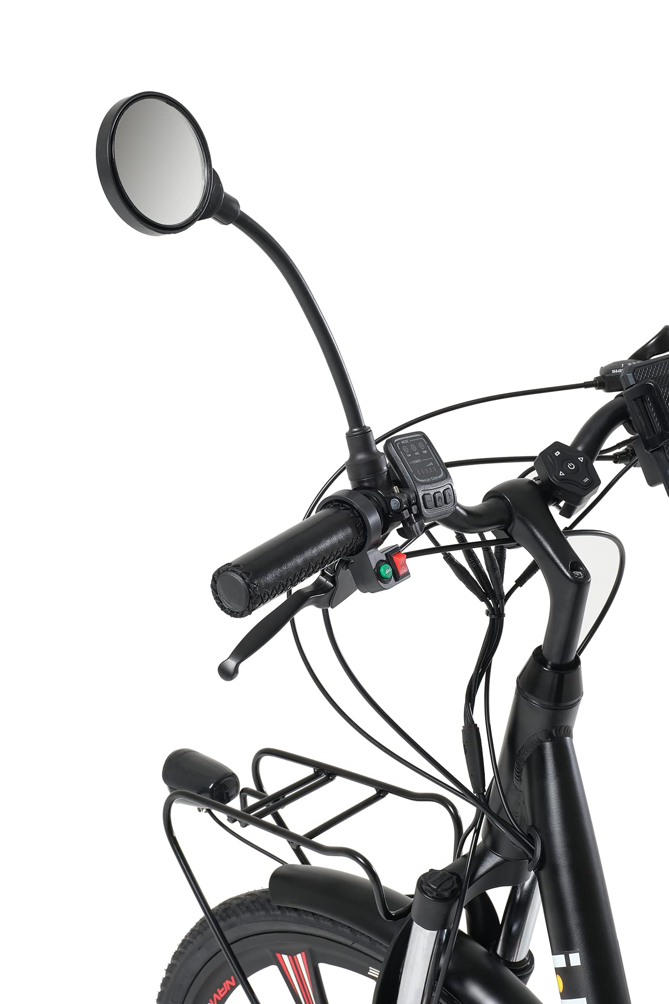 i-Bike CB-1004 Specchietto Retrovisore Nero 35cm