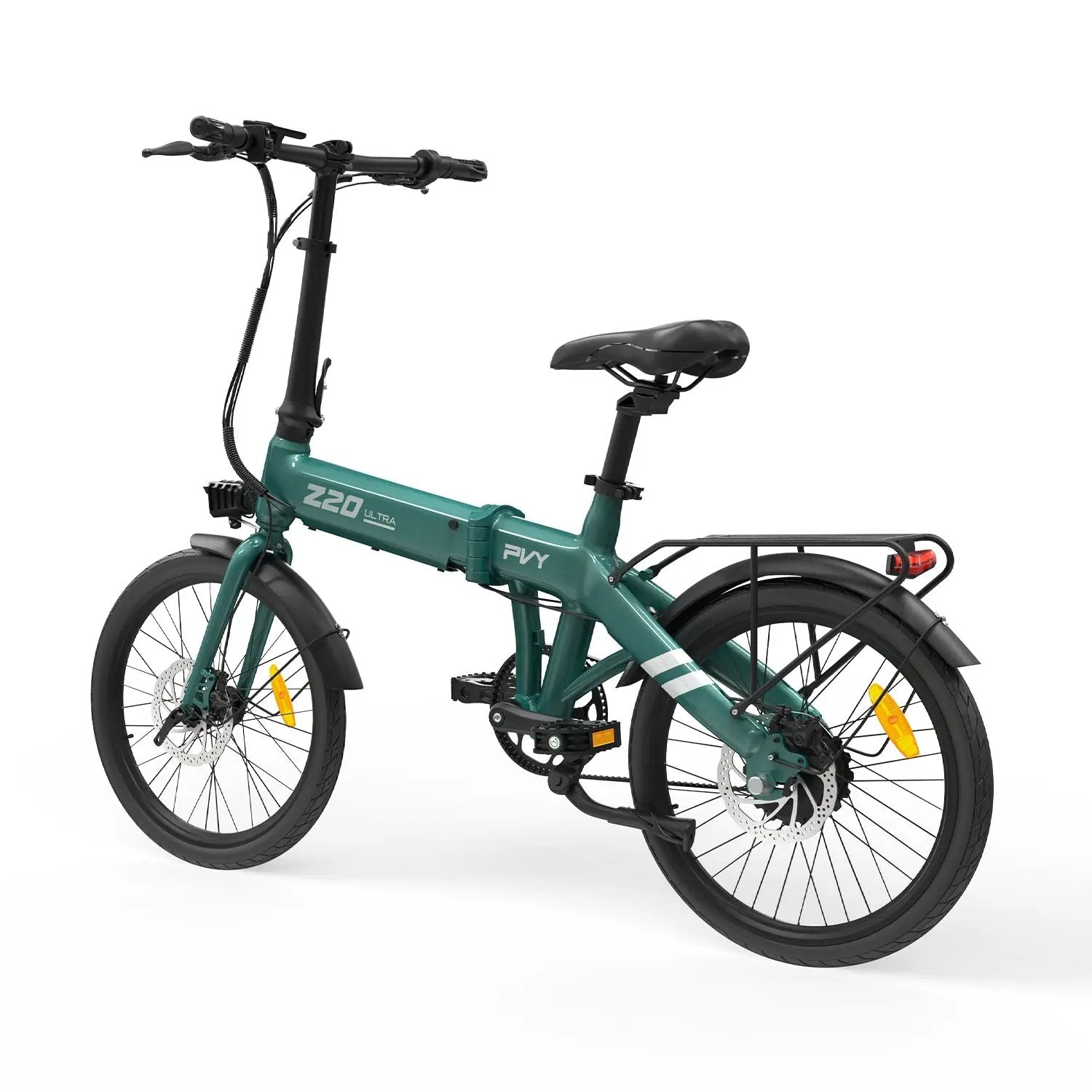 PVY Z20 Ultra bici elettrica verde pino 120 km
