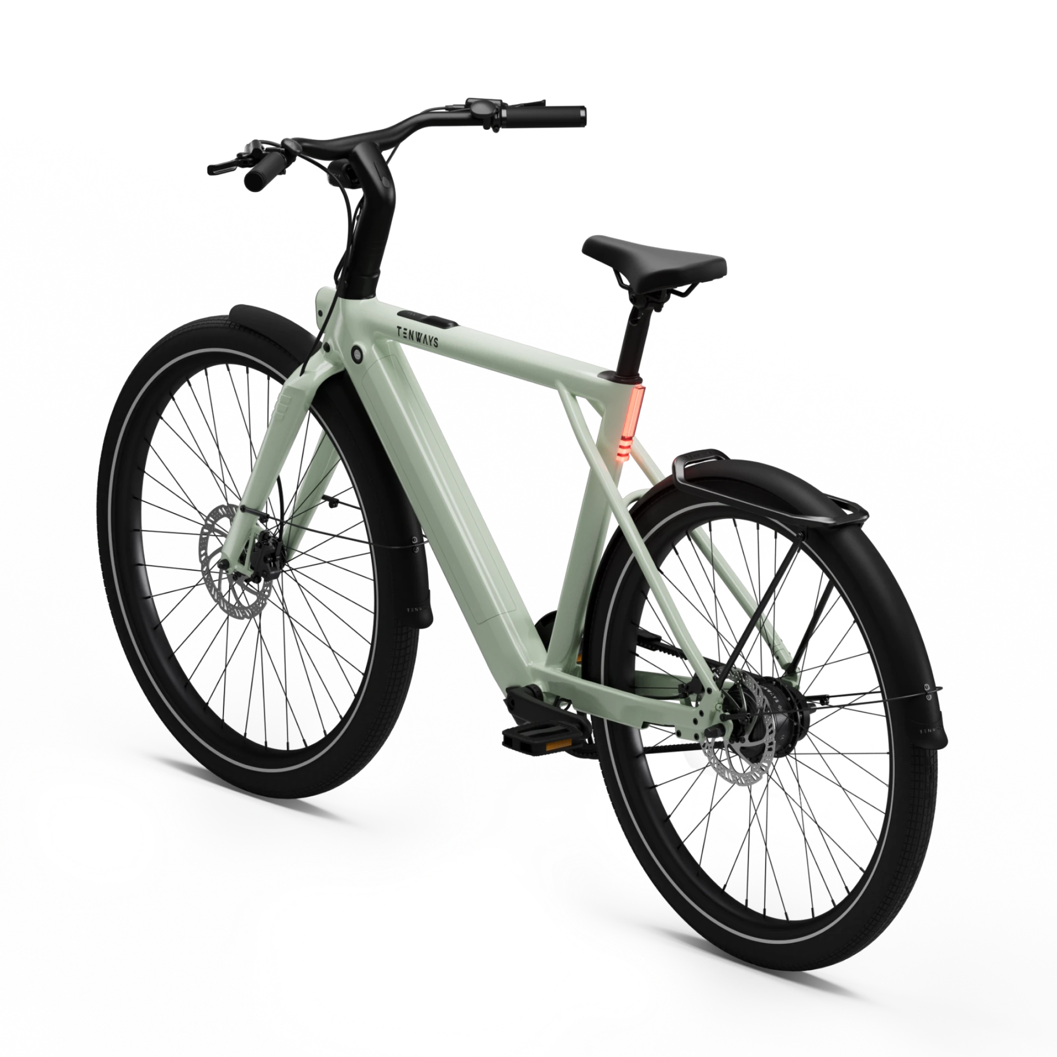Tenways CGO009 Bici elettrica Sage Green New Edition cinghia