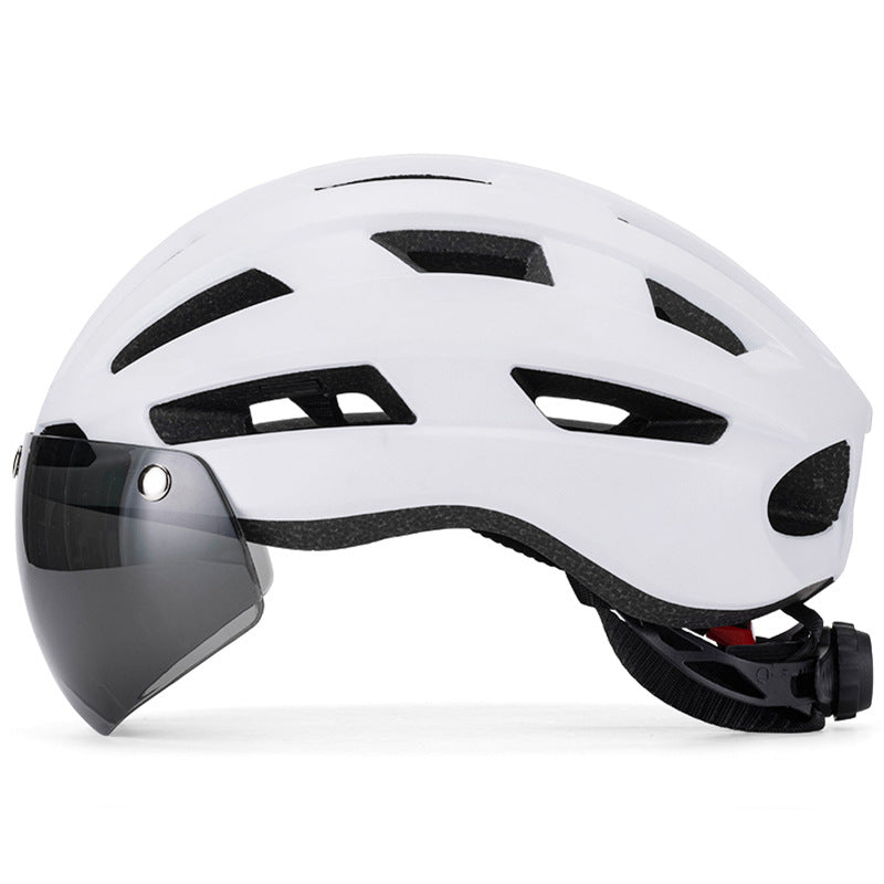 PVY YB-96 casco bici con visiera magnetica M