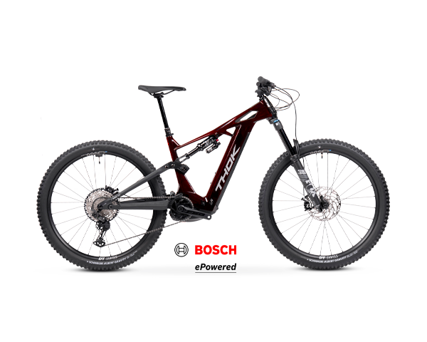 THOK TP4 S bici elettrica Forge Red full suspended