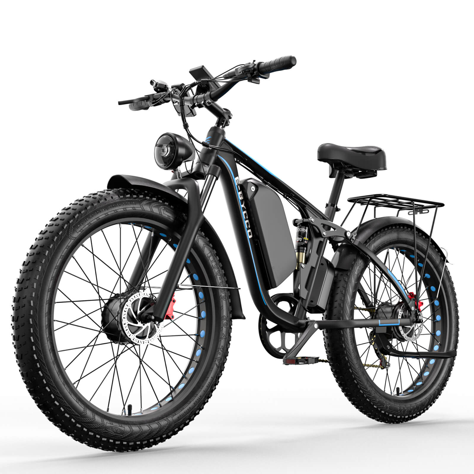 E-Bycco EB7Pro Peak 3000W bici elettrica blu 52V 23Ah