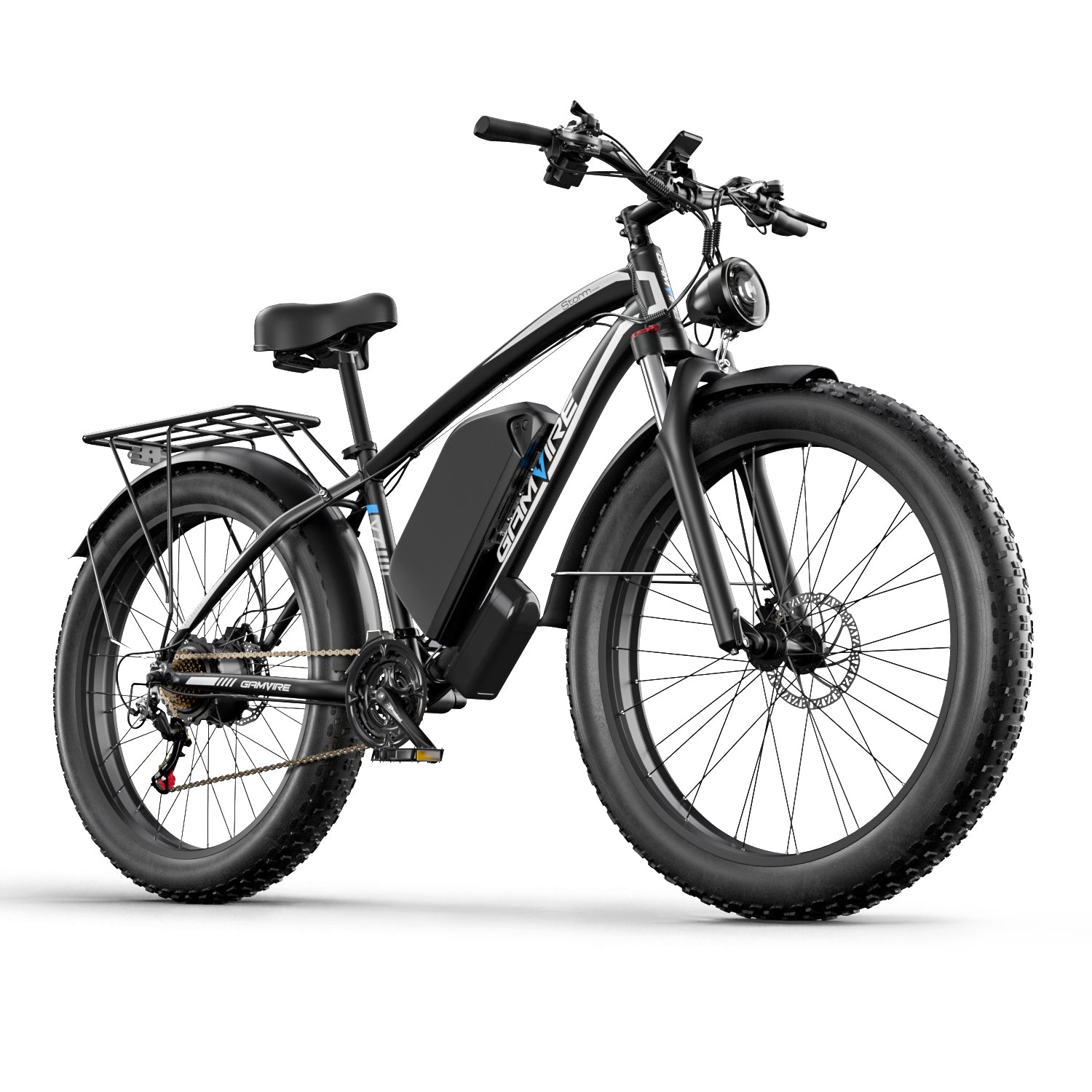 E-Bycco V7 bici elettrica 26 pollici 3000W nero bianco