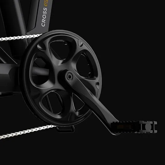 PVY Turbo guarnitura ebike pieghevole con pedivelle