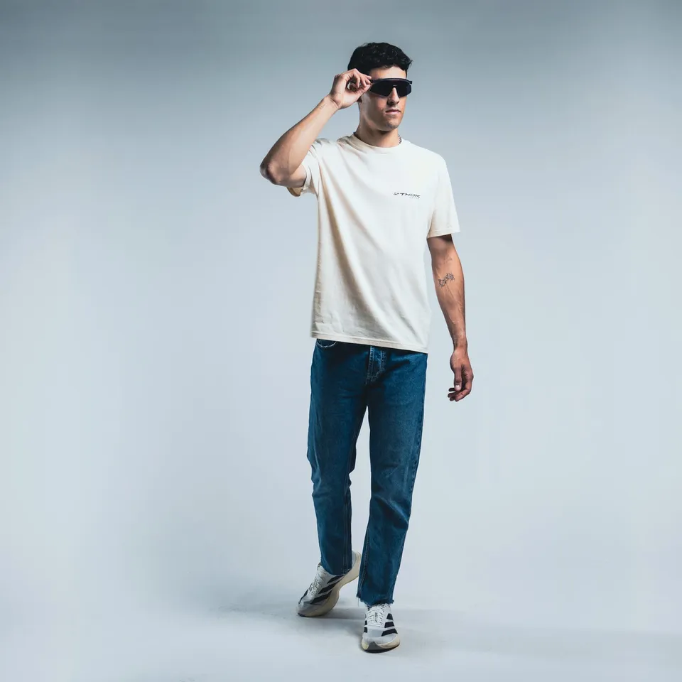 THOK T-Crew Natural Culture t-shirt off-white cotone