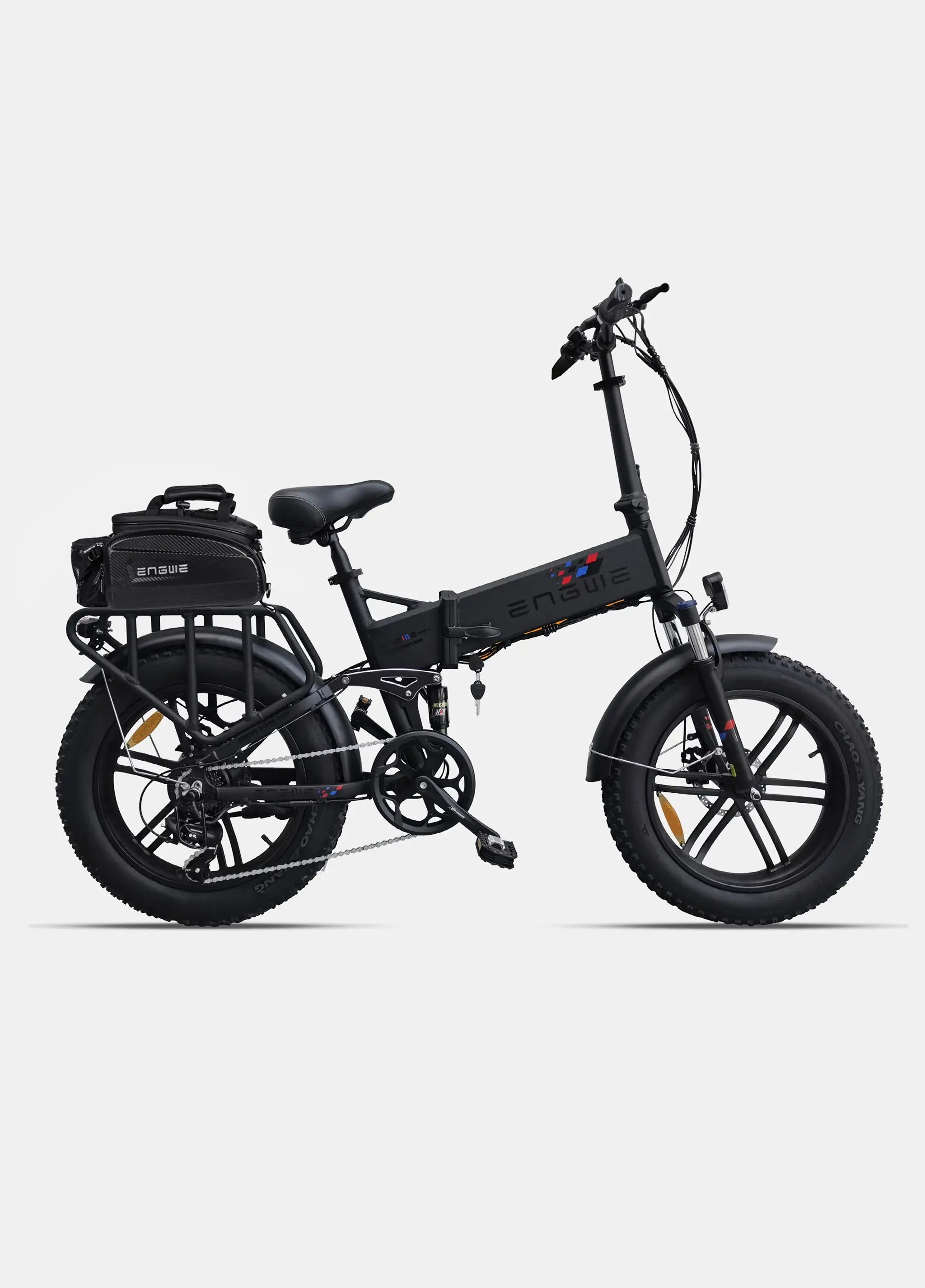 E-BYCCO Engine X Bici Elettrica Pieghevole Nera