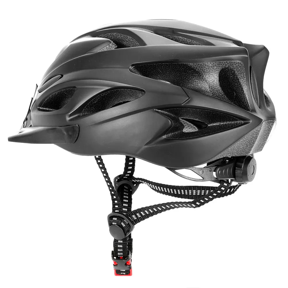 Touroll Casco bici nero 54-63 cm 18 prese