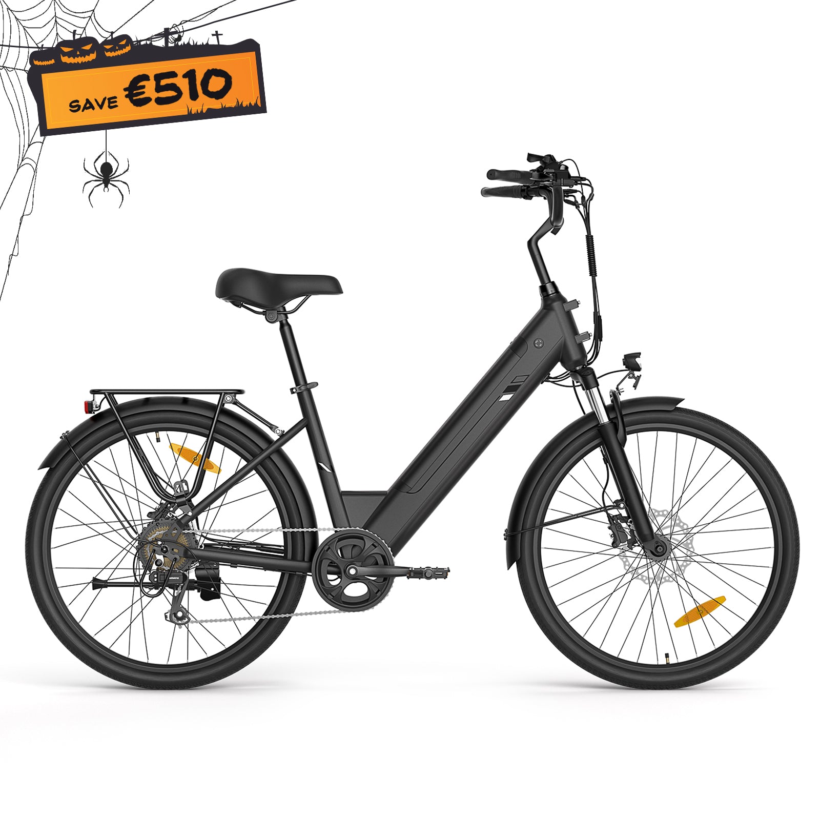 Touroll J2 ST Pro bici elettrica città telaio basso