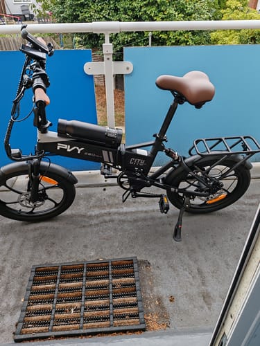 PVY Z20 Max bici elettrica pieghevole grigio scuro 200 km