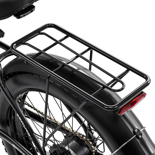 E-BYCCO EB10 ruota posteriore completa motore nero bianco