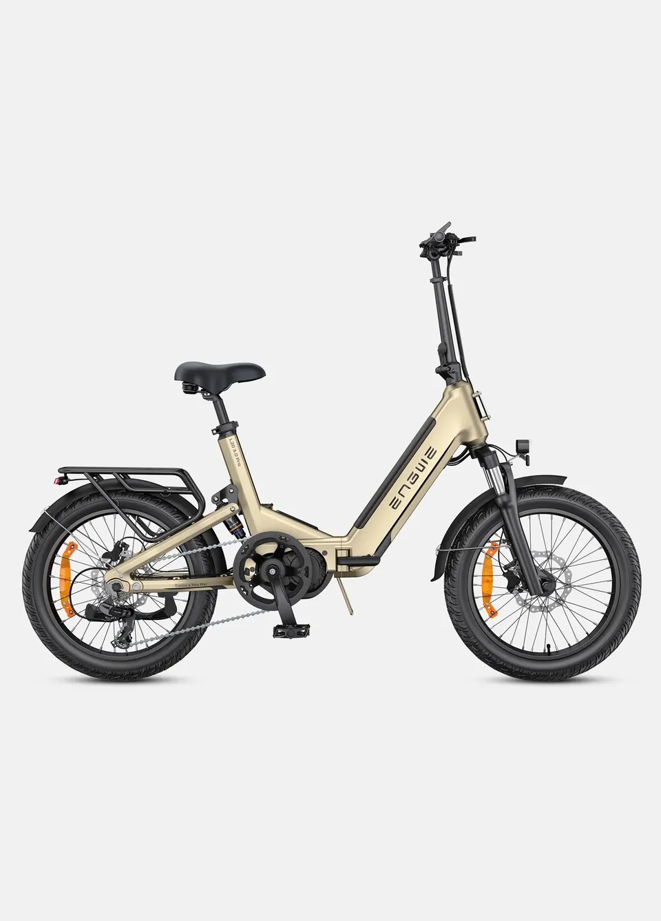 E-BYCCO L20 3.0 Pro bici elettrica Champagne motore centrale