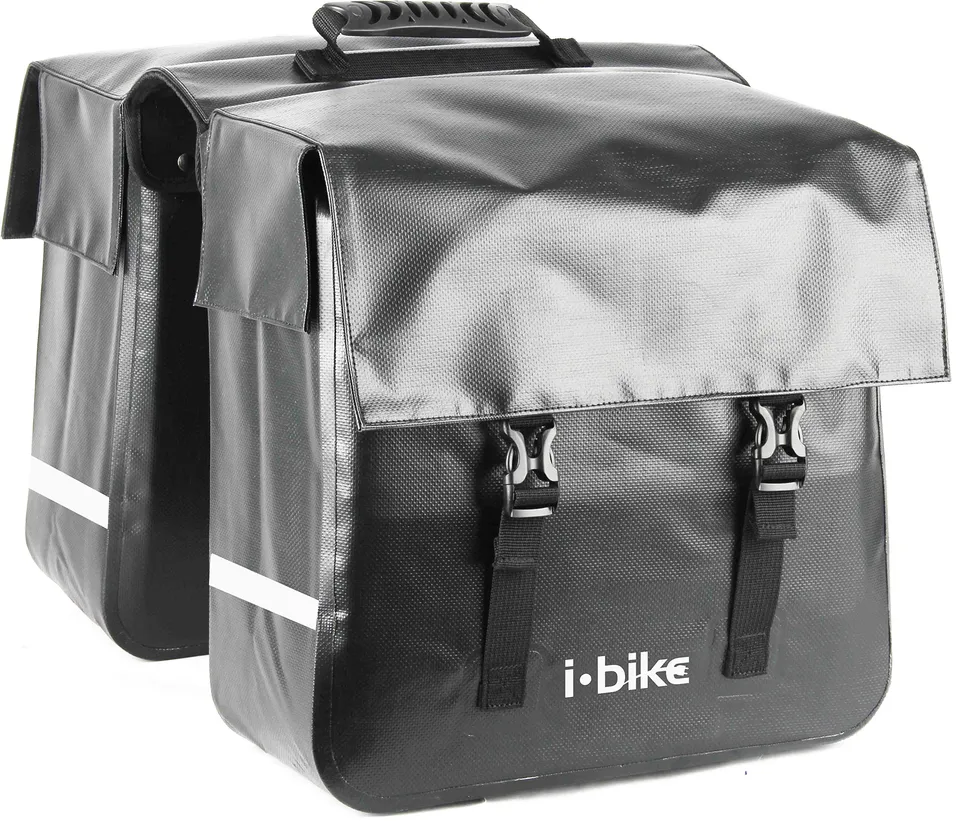 i-Bike CB-8120 borse bici waterproof nero 40 litri