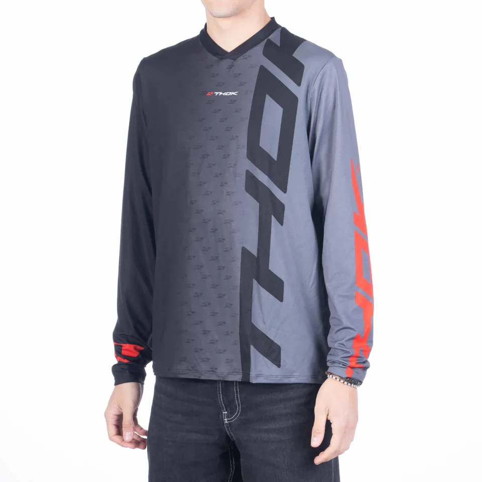THOK D-Perf LS maglia manica lunga Grey traspirante