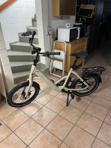 Tenways CGO Compact bici elettrica 500 Wh beige
