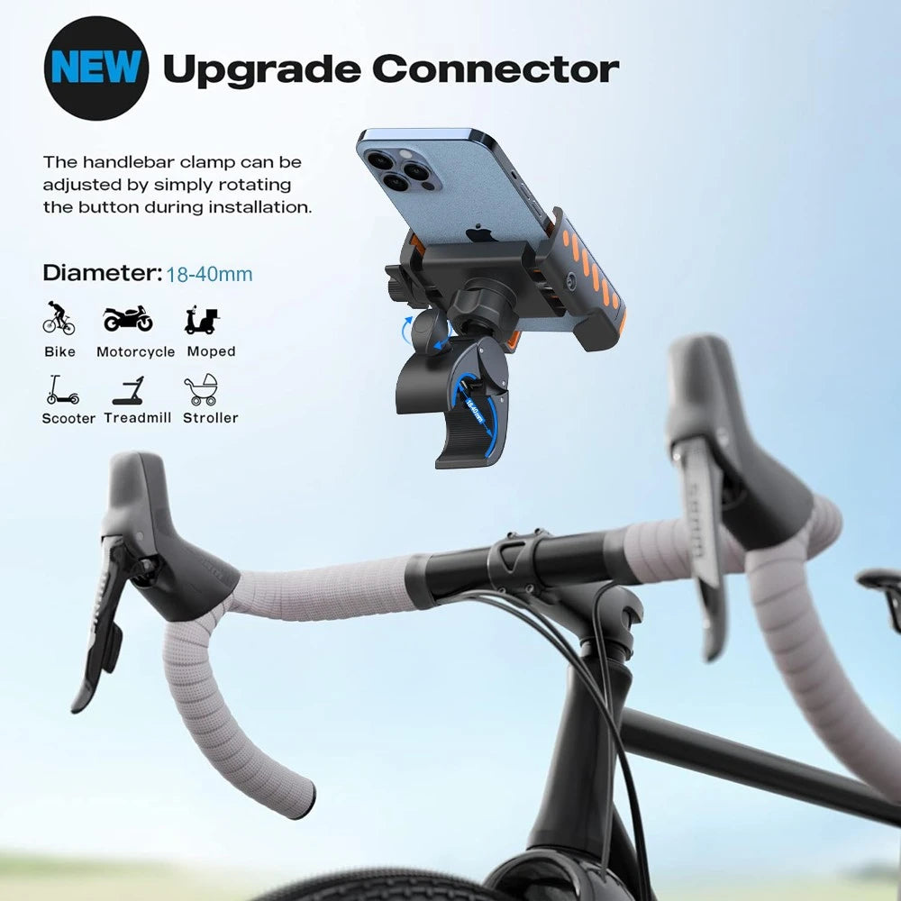 Touroll Supporto Telefono Bici 360° per Manubrio