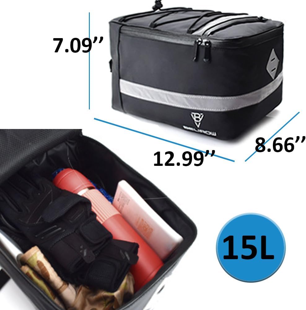 E-Bycco borsa portapacchi bici elettrica 15L