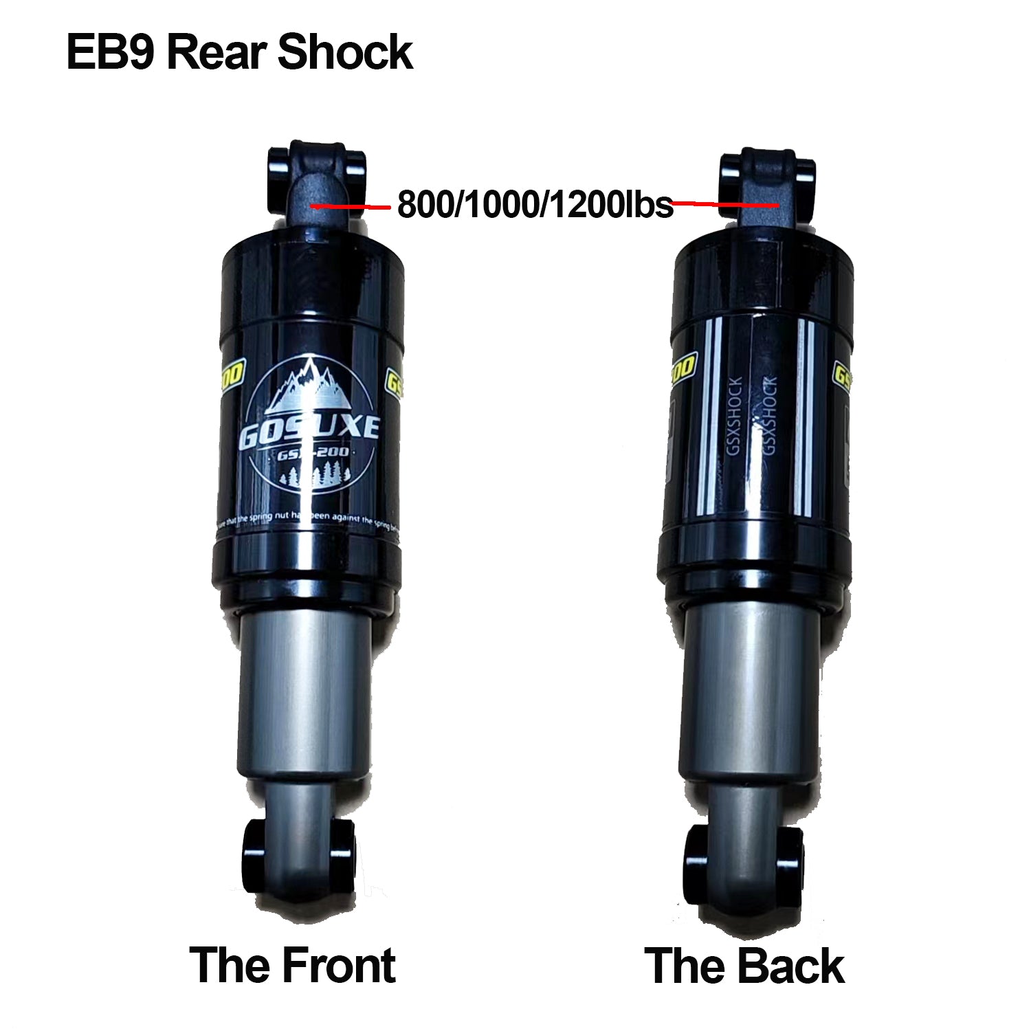 E-BYCCO EB7Pro Ammortizzatore Posteriore 800lbs