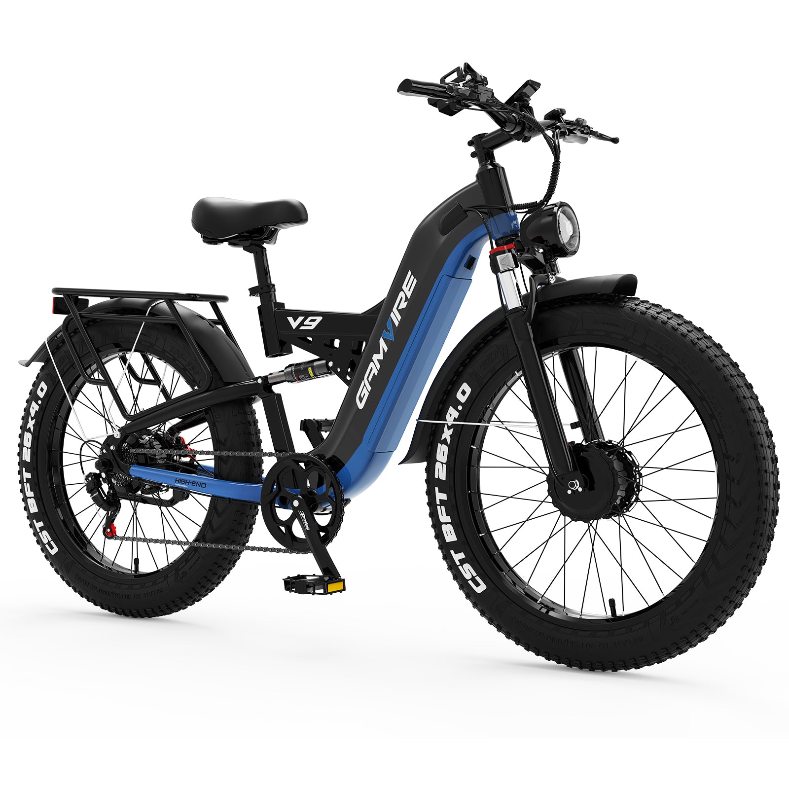 E-BYCCO V9 bici elettrica 26" nero/bianco 52V 30Ah