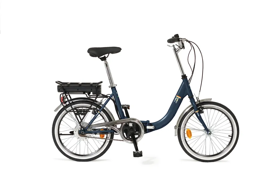 i-Bike Fold Green bici elettrica pieghevole 20" blu 187Wh