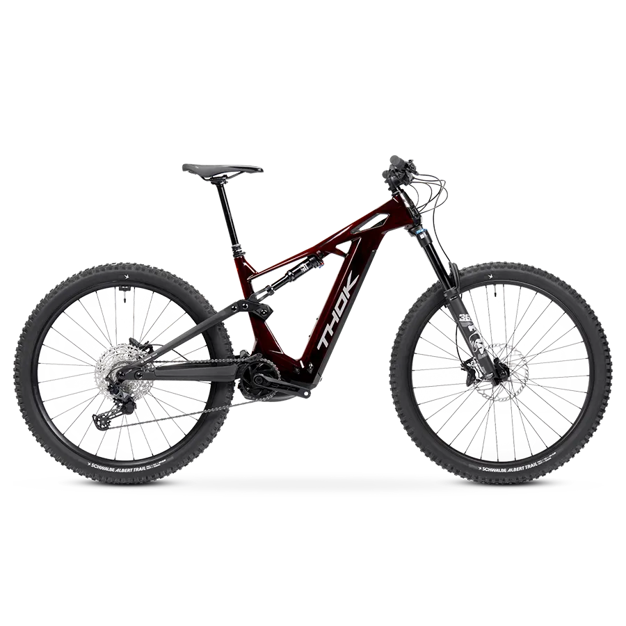 THOK TP4 Forge ebike rossa
