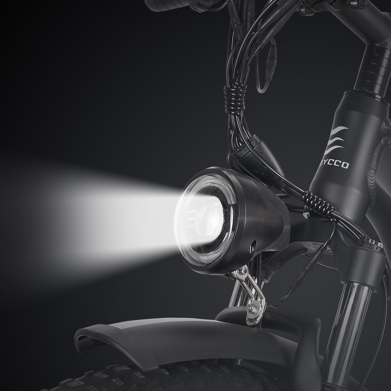 E-BYCCO EB7Pro Faro Anteriore Bici Elettrica a LED
