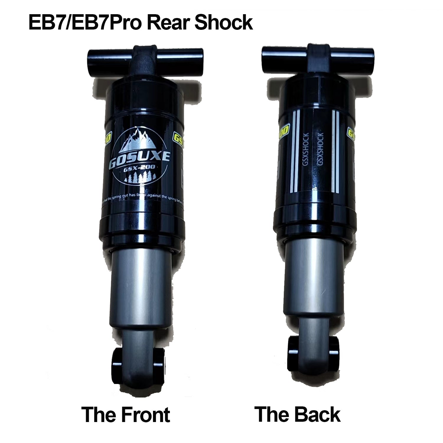 E-Bycco EB7Pro ammortizzatore posteriore 365 kg 68-92 kg