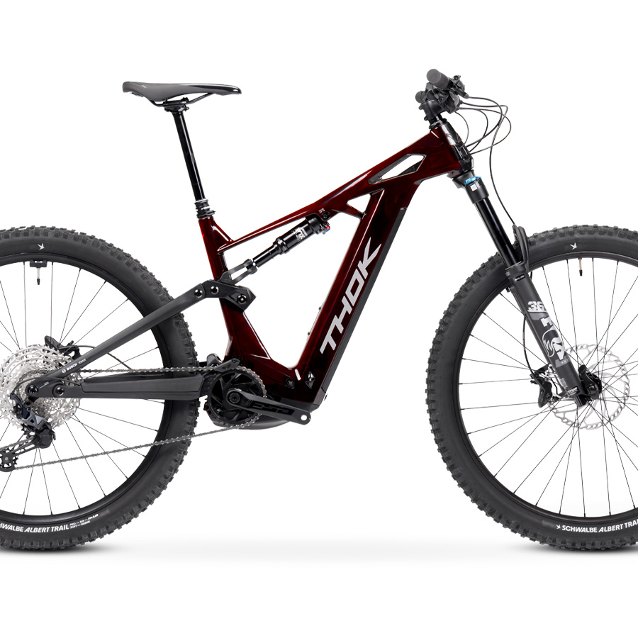 THOK TP4 e-bike usata ricondizionata taglia L carbonio