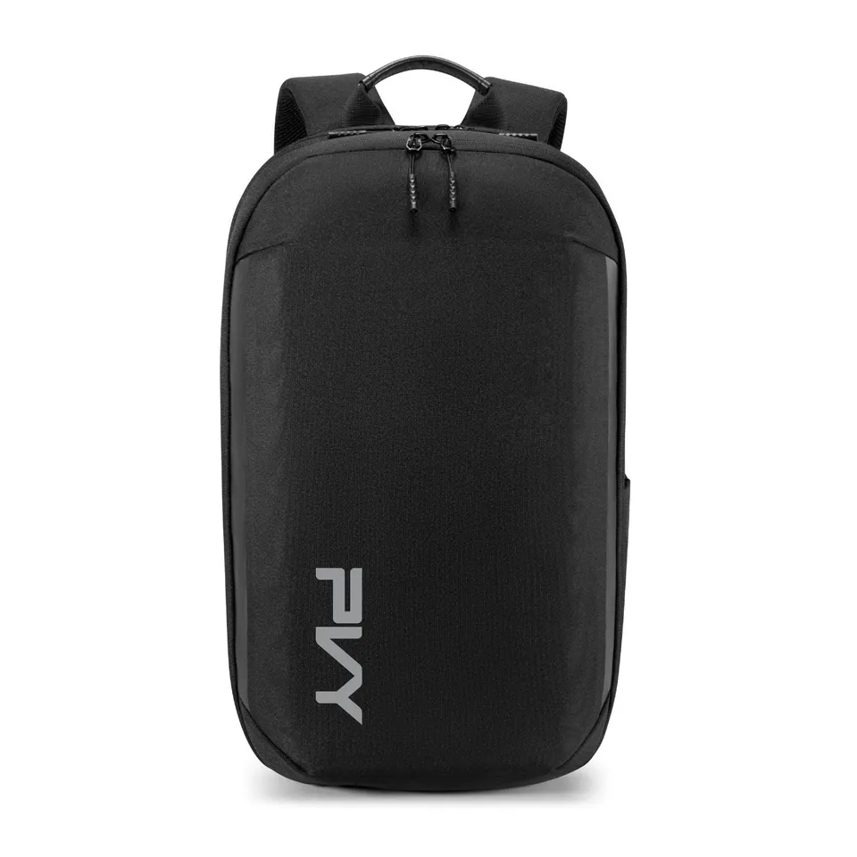 PVY Zaino rigido nero porta laptop impermeabile