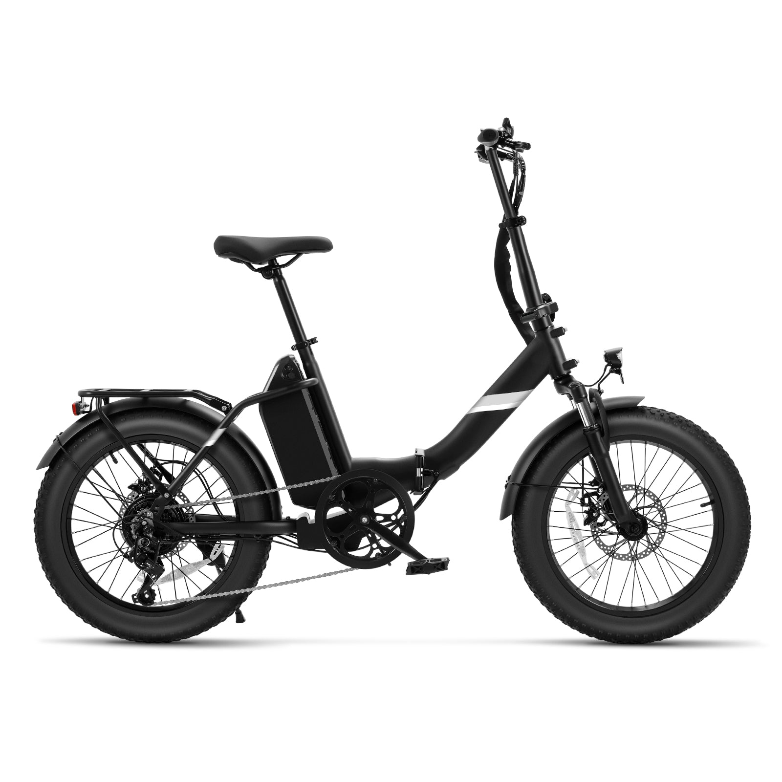 Touroll S3 bici elettrica pieghevole nera 468 Wh