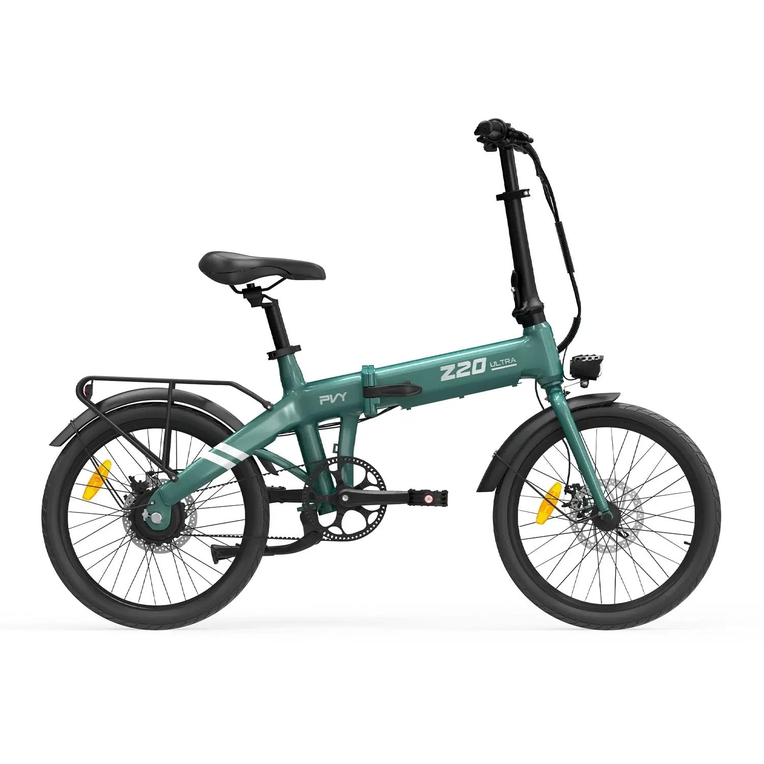 PVY Z20 Ultra bici elettrica verde pino 120 km